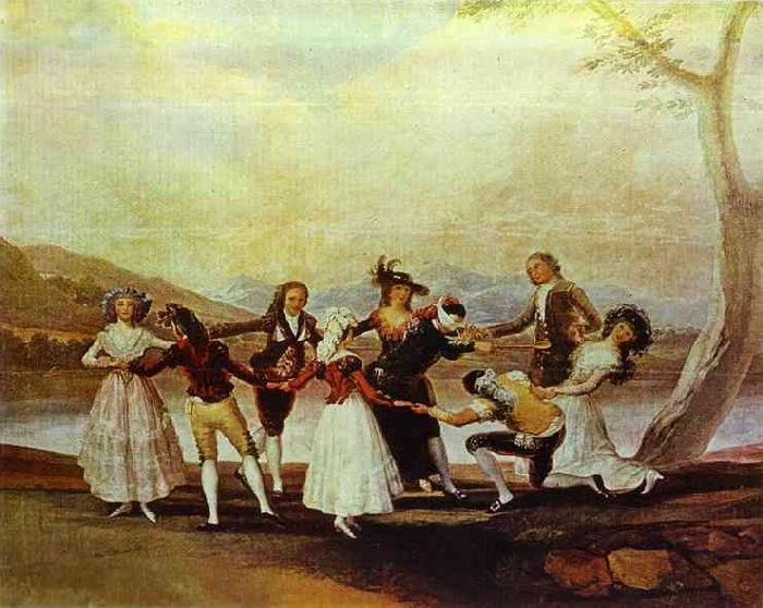 Francisco Jose de Goya Blind's Man Bluff France oil painting art